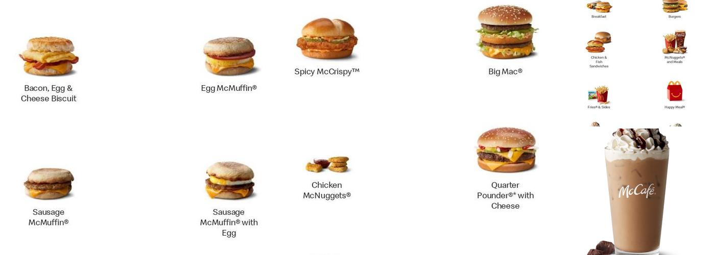 McDonald's Menu