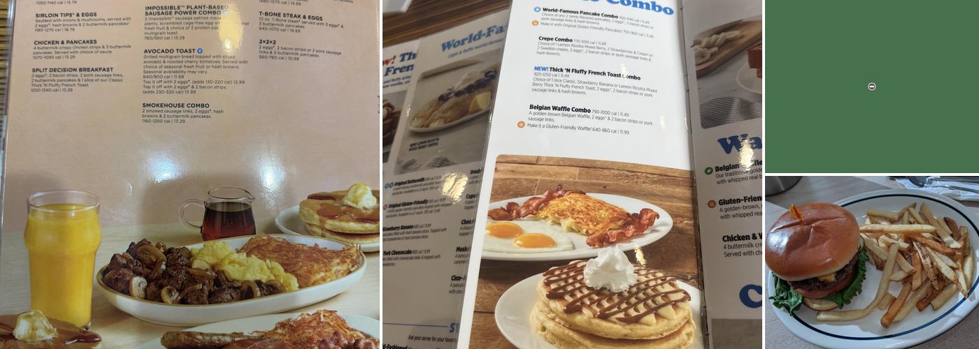 IHOP Menu
