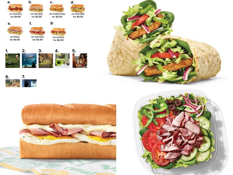 Subway Menu