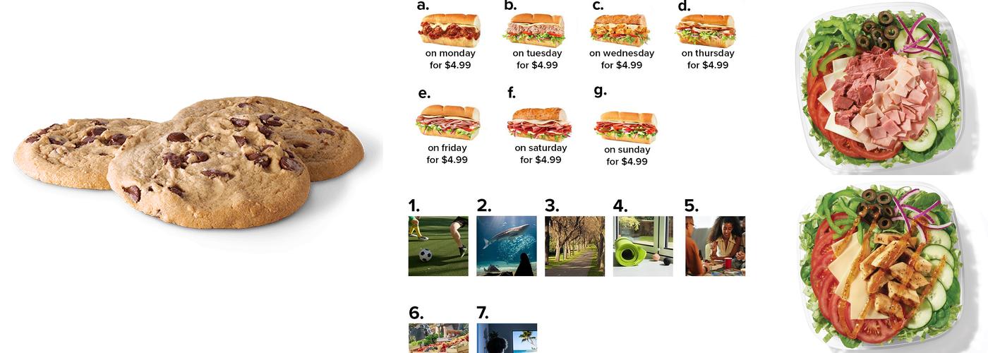 Subway Menu
