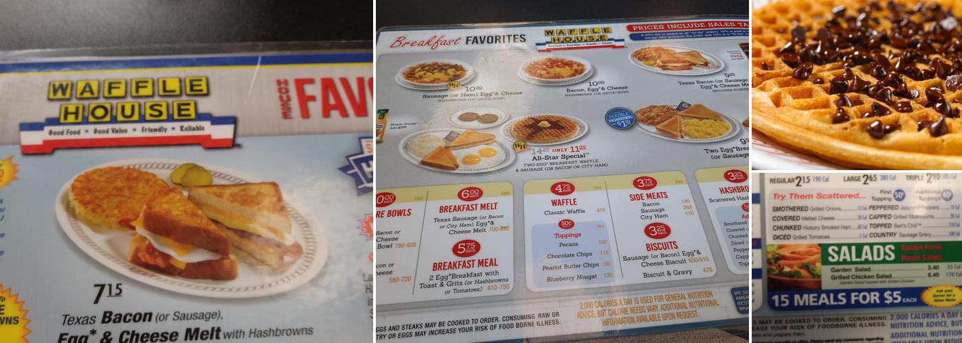 Waffle House Menu