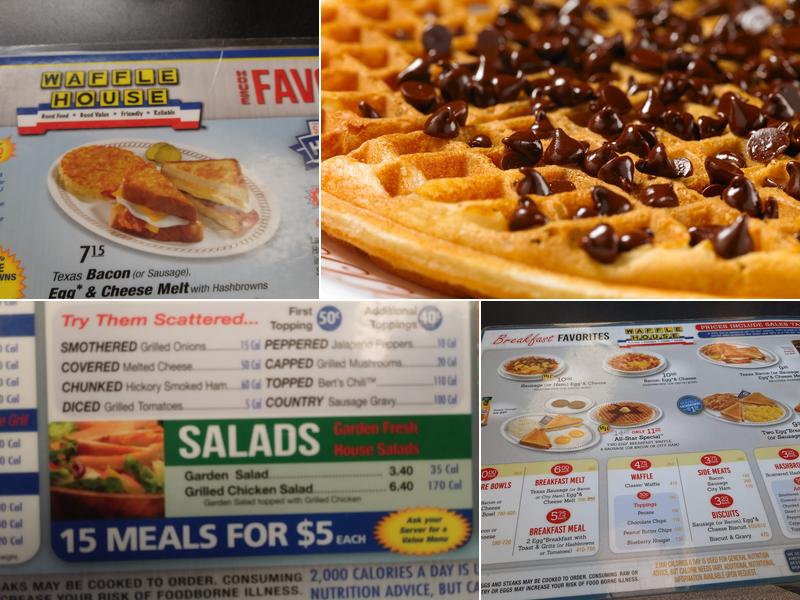 Waffle House Menu