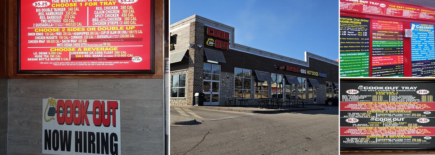 Cook Out Menu