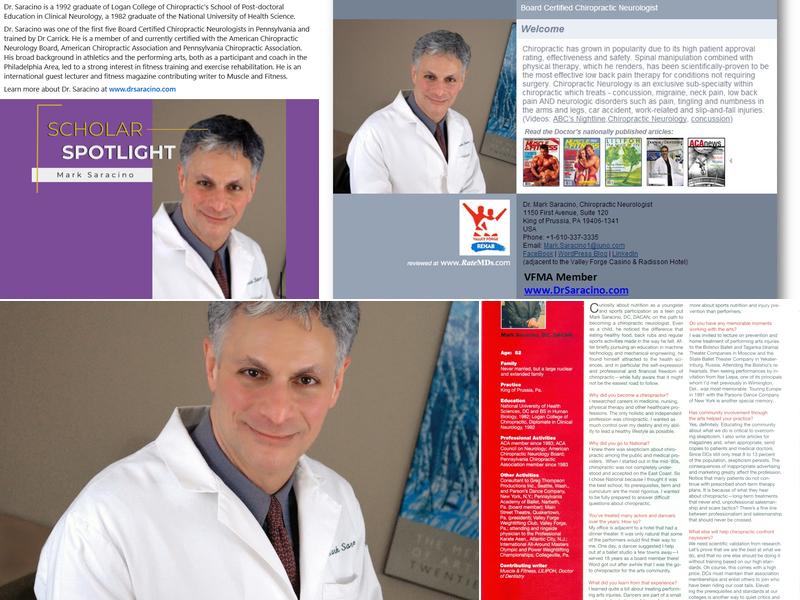 Dr. Mark Saracino, Chiropractic Neurologist