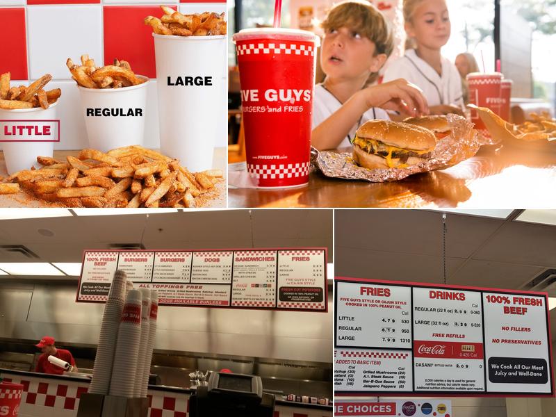 Five Guys Menu