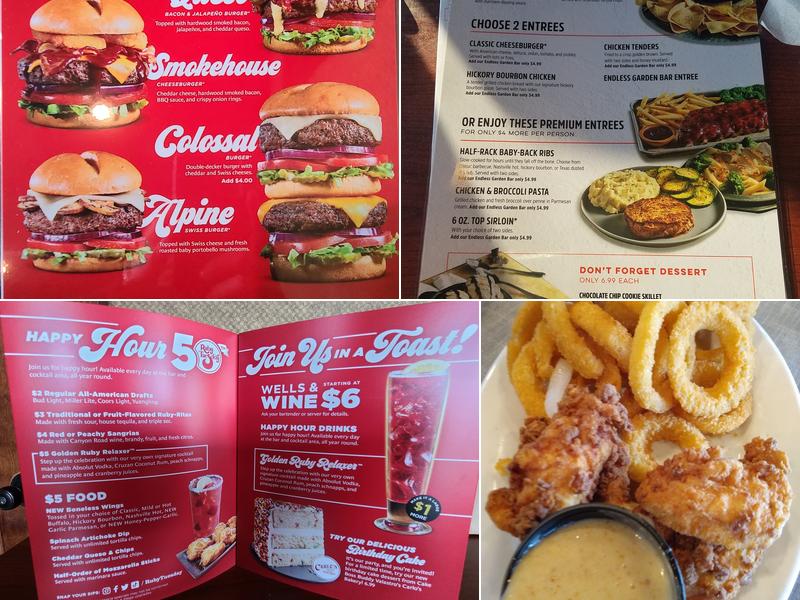 Ruby Tuesday Menu