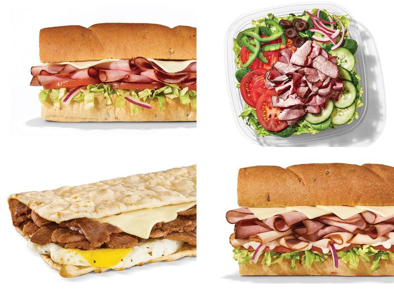Subway Menu