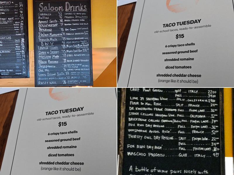 Gusto Menu