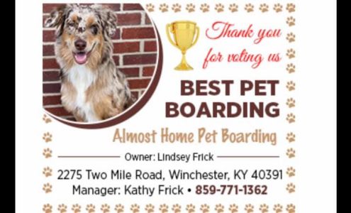 Almost Home Pet Boarding