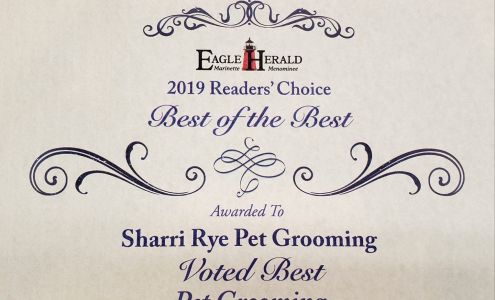 Sharri Rye Pet Grooming 916 12th Ave, Menominee Michigan 49858