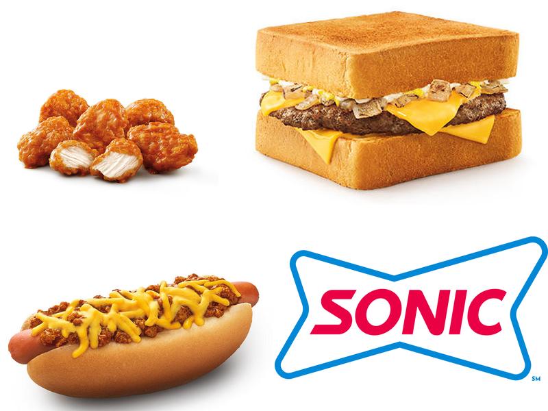 Sonic Drive-In Menu