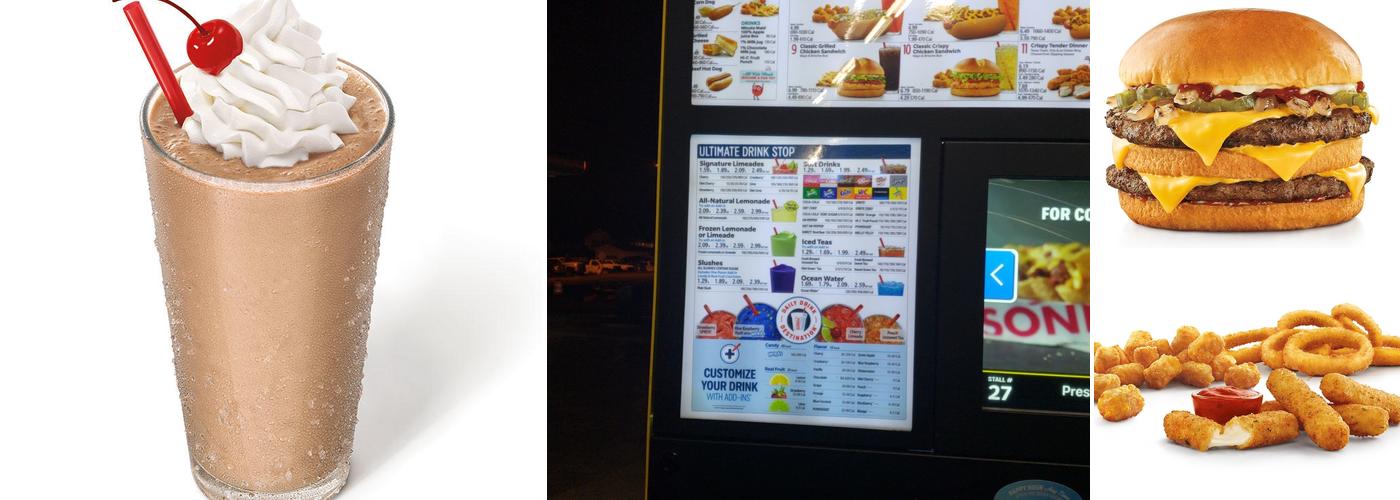 Sonic Drive-In Menu