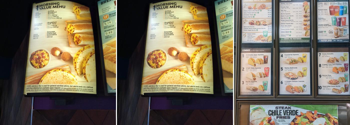 Taco Bell Menu