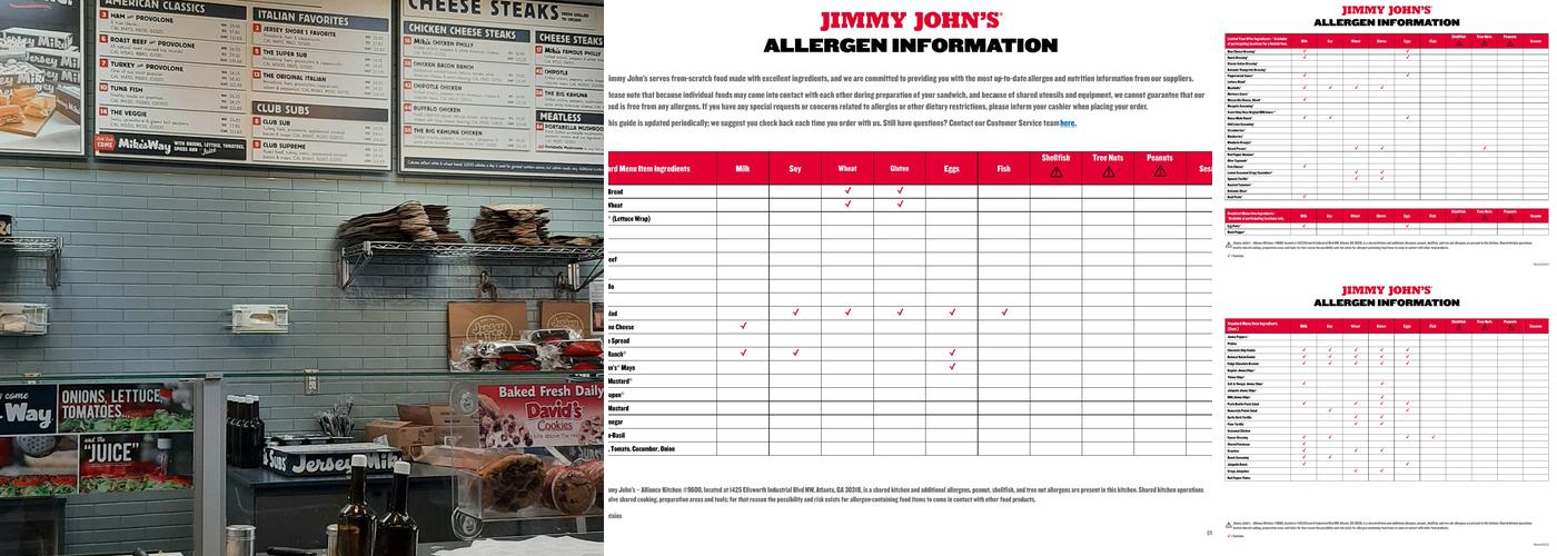 Jimmy John's Menu