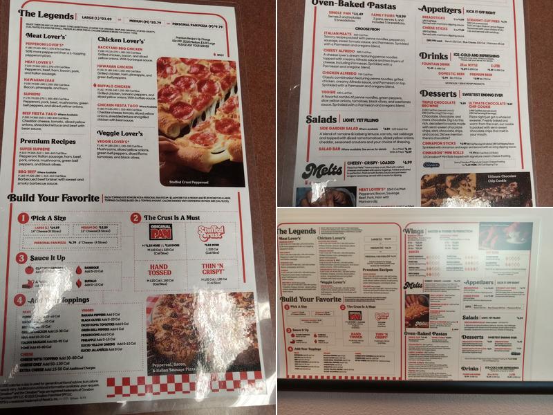 Pizza Hut Menu