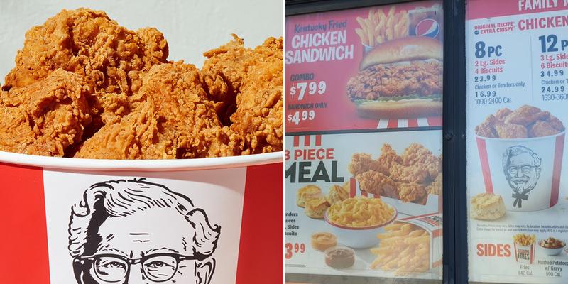 KFC Menu