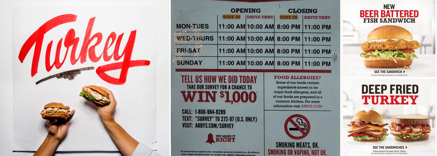 Arby's Menu