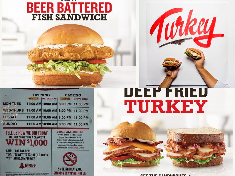 Arby's Menu