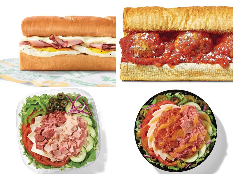Subway Menu
