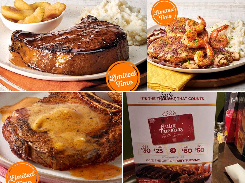 Ruby Tuesday Menu