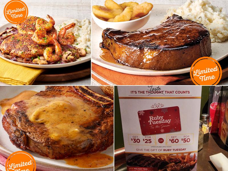 Ruby Tuesday Menu