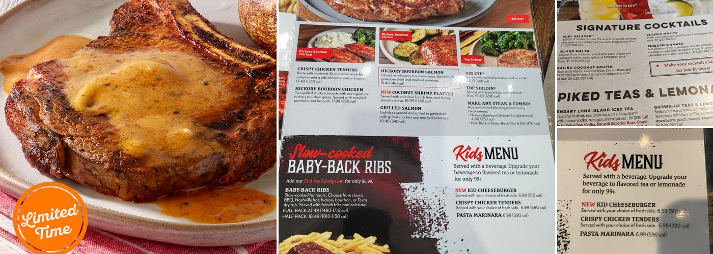 Ruby Tuesday Menu