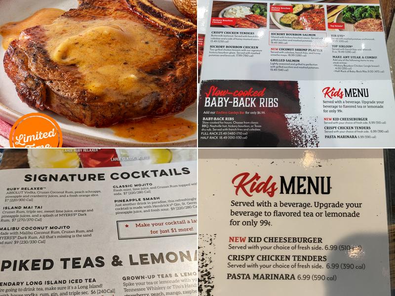 Ruby Tuesday Menu