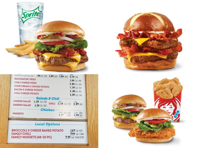Wendy's Menu