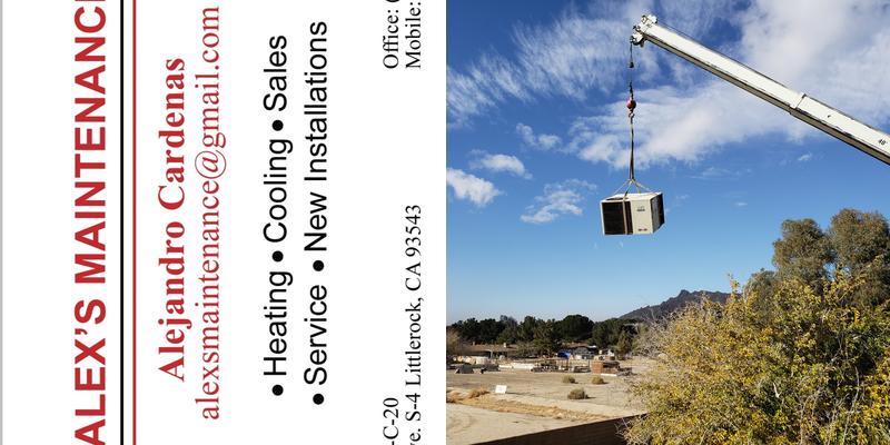 Alex's Maintenance Heating & cooling