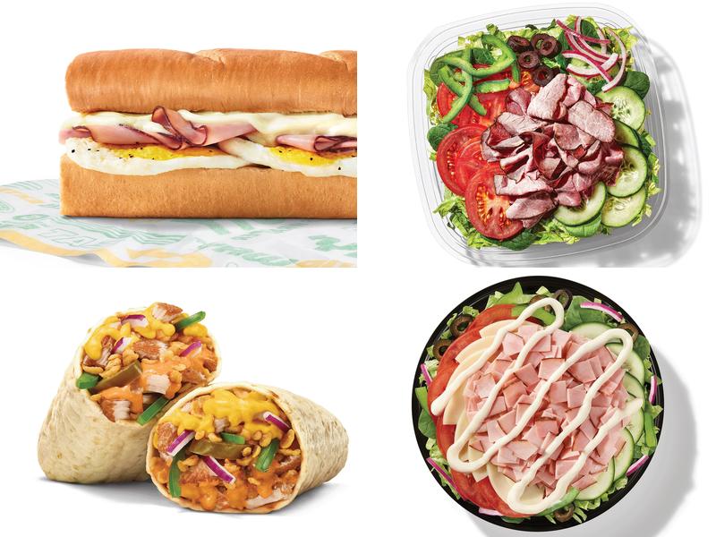 Subway Menu
