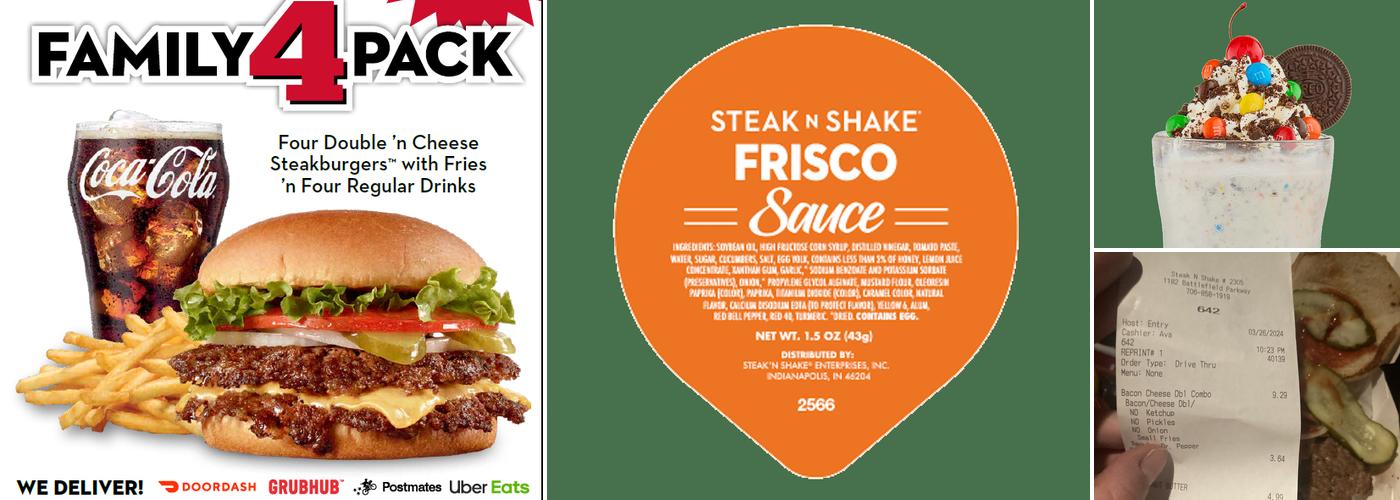 Steak 'n Shake Menu