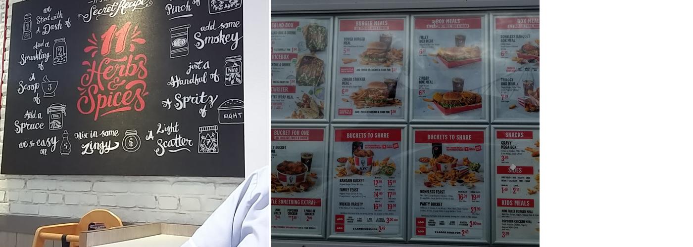 KFC Bolton - The Linkway Menu