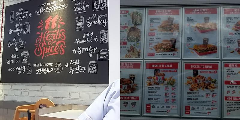KFC Bolton - The Linkway Menu