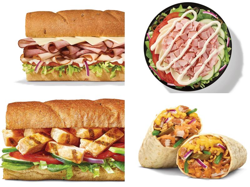 Subway Menu