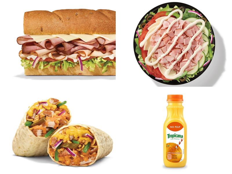 Subway Menu