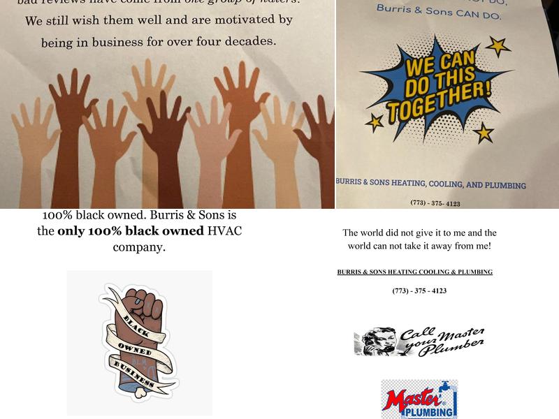 Burris & Sons & Jessica Heating, Cooling & Plumbing, LLC