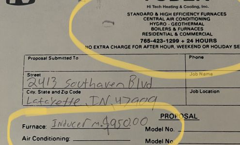 Yoder Hi-Tech Heating Inc