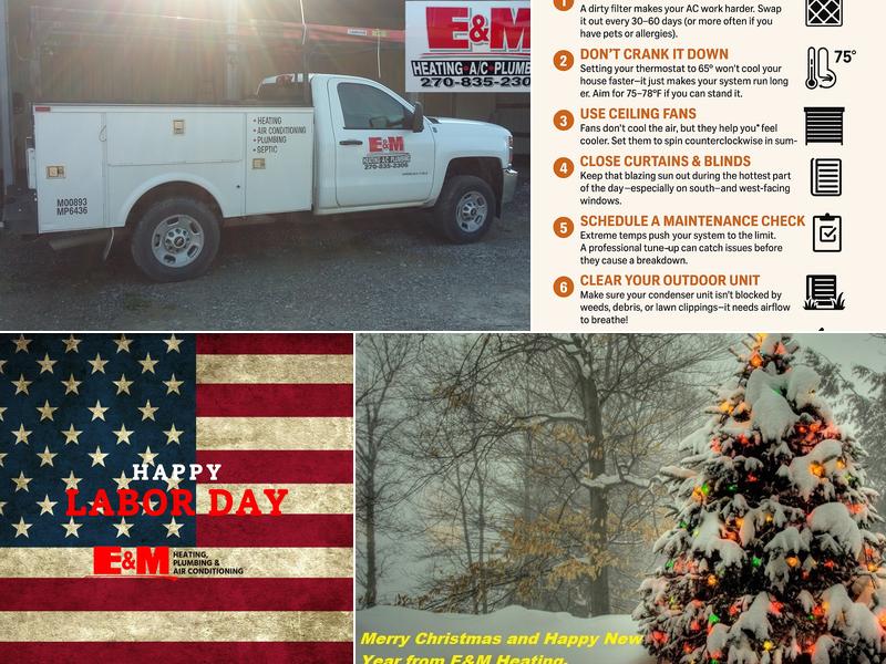 E&M Heating, Plumbing & Air Conditioning