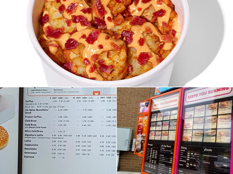 Dunkin' Menu