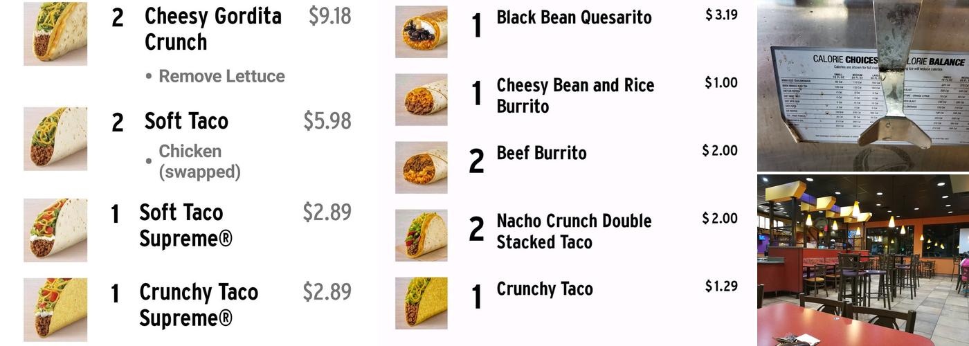 Taco Bell Menu