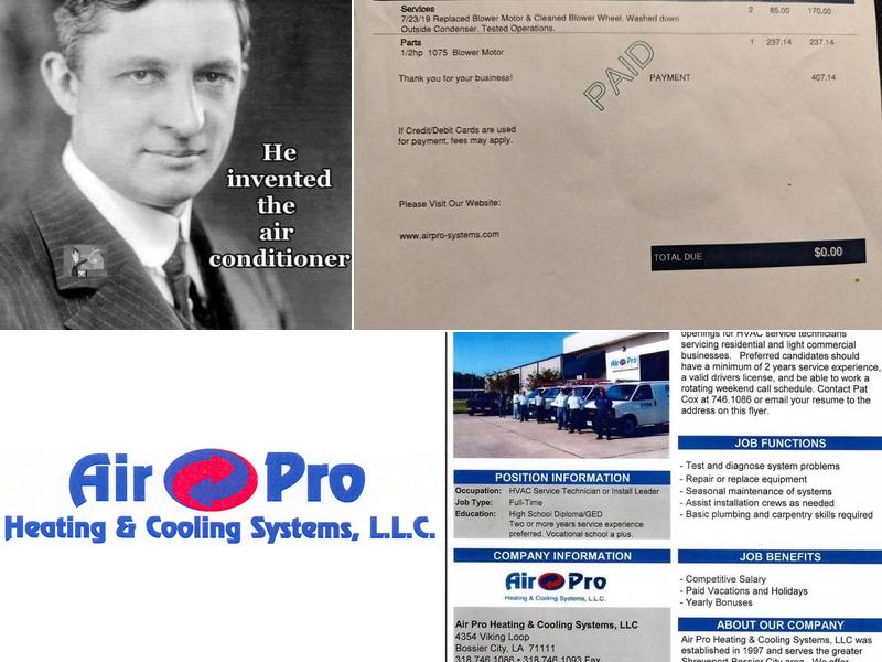 Air Pro Heating & Cooling Systems LLC