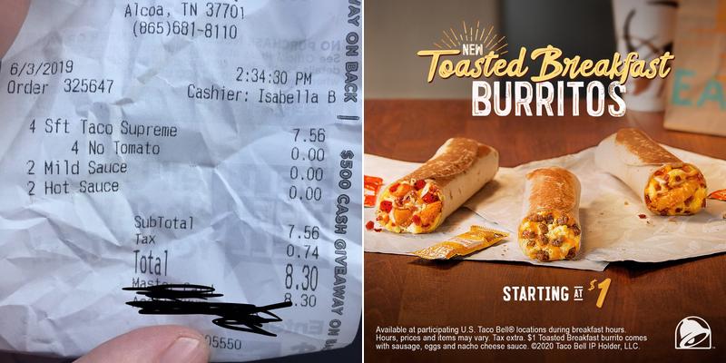 Taco Bell Menu