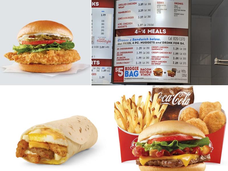 Wendy's Menu