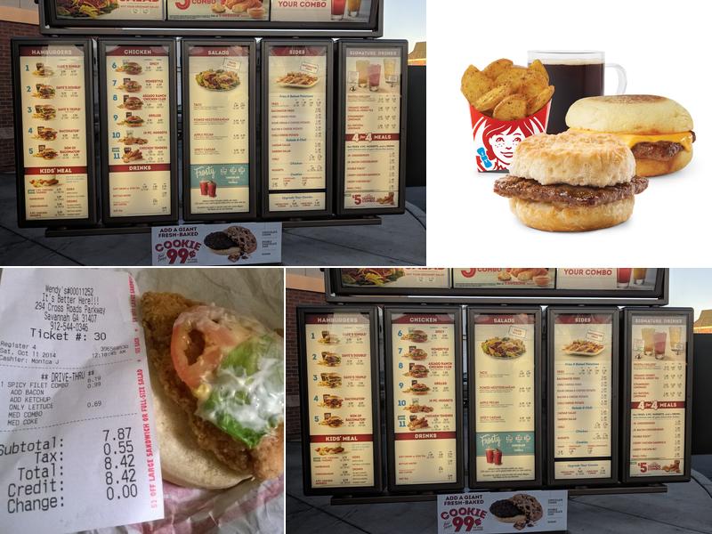 Wendy's Menu
