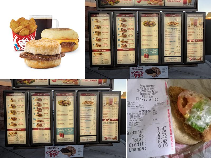 Wendy's Menu