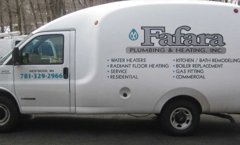 Fafara Plumbing & Heating Inc. 57 Deerfield Ave, Westwood Massachusetts 02090