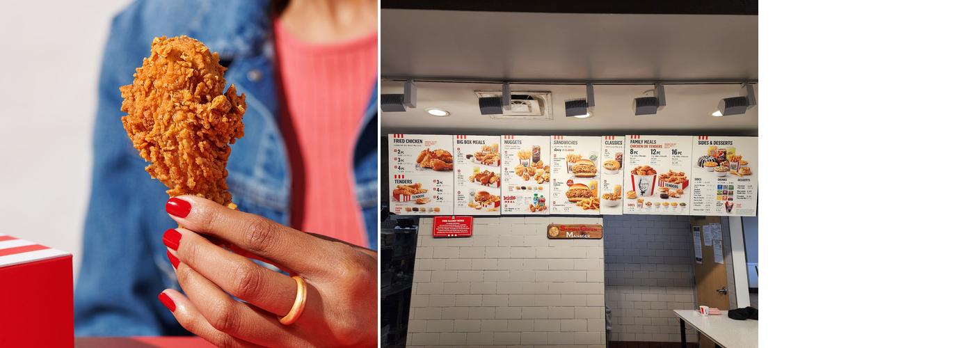 KFC Menu