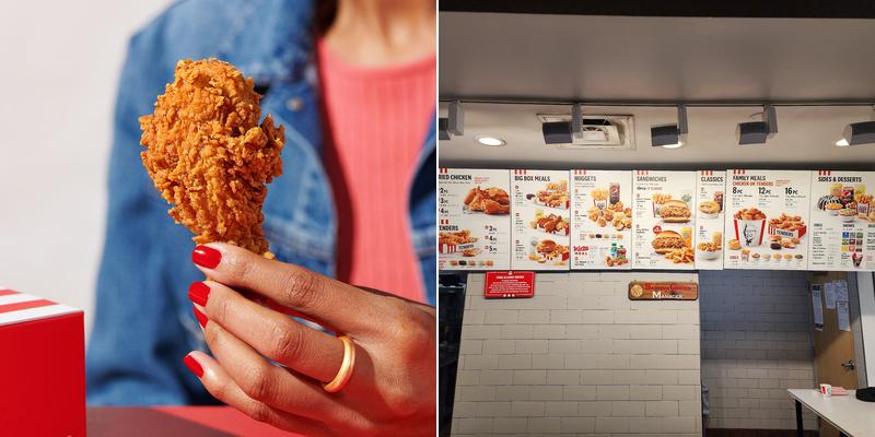 KFC Menu