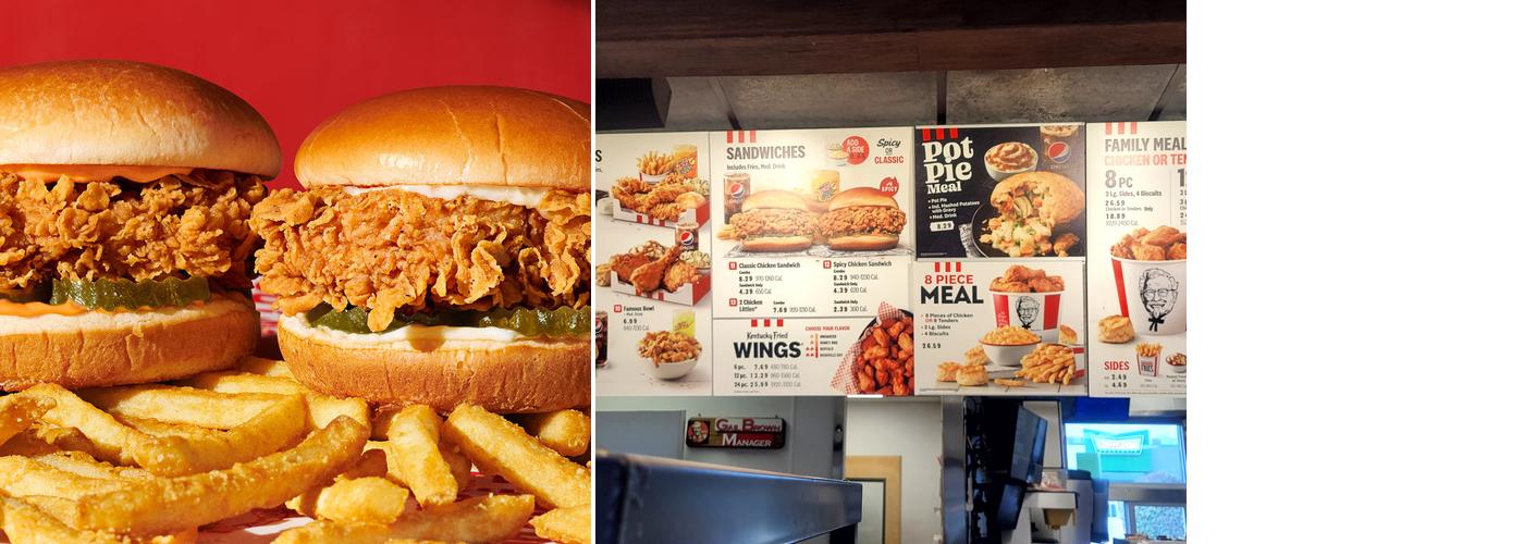 KFC Menu