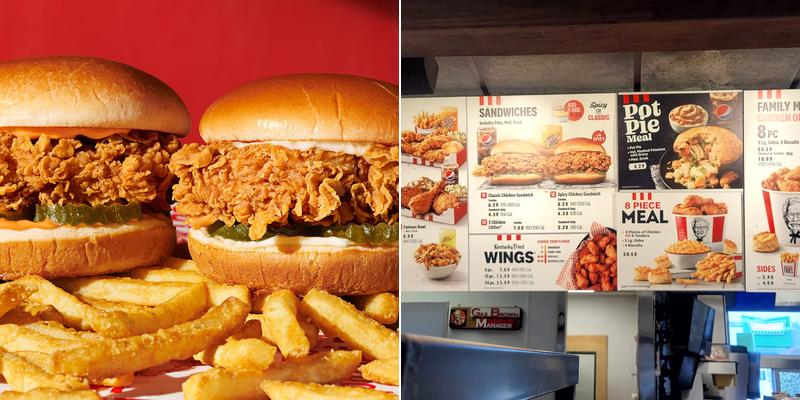 KFC Menu
